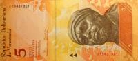 Gallery image for Venezuela p89c: 5 Bolivares