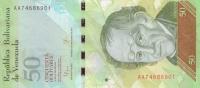 Gallery image for Venezuela p92j: 50 Bolivares