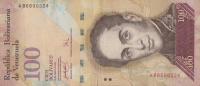 Gallery image for Venezuela p93a: 100 Bolivares
