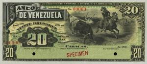 Gallery image for Venezuela pS271s: 20 Bolivares