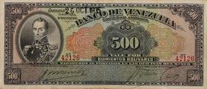 Gallery image for Venezuela pS314a: 500 Bolivares