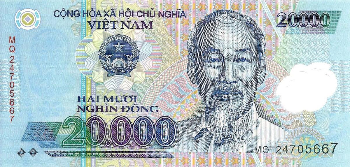 Front of Vietnam p120n: 20000 Dong from 2024