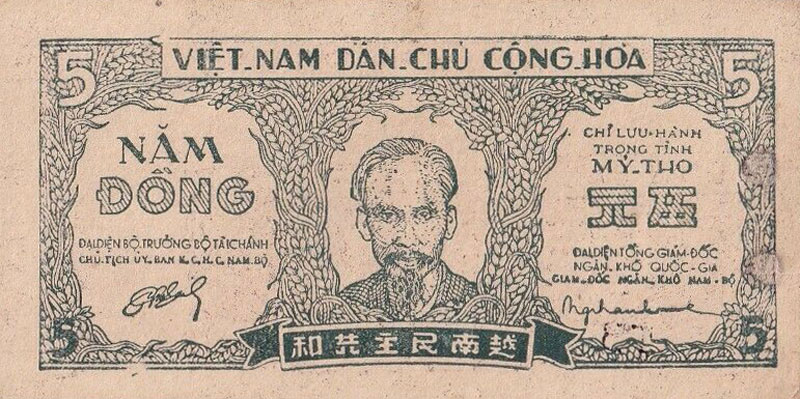 Front of Vietnam p18a: 5 Dong from 1948