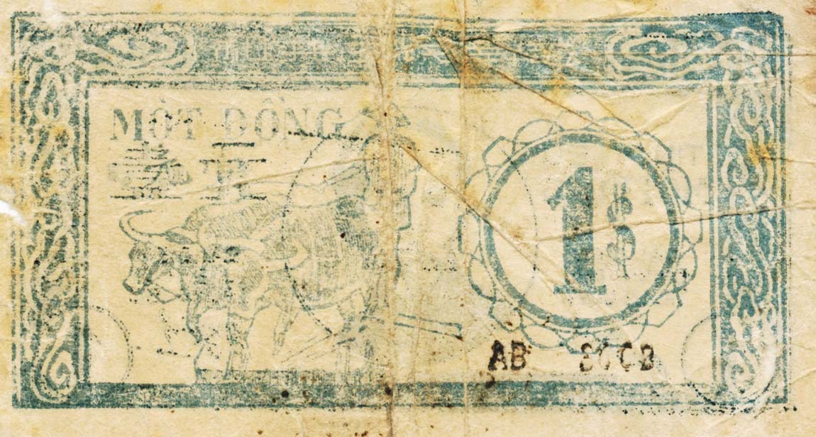 Back of Vietnam p45: 1 Dong from 1946