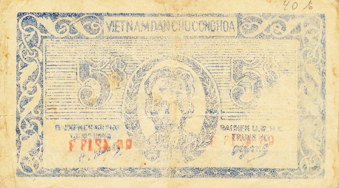 RealBanknotes Vietnam P46e 5 Dong From 1949 realbanknotes-vietnam-p46e-5-dong-from-1949