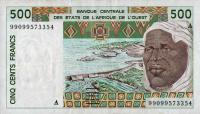Gallery image for West African States p110Ak: 500 Francs