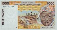 Gallery image for West African States p111Ae: 1000 Francs