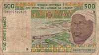 Gallery image for West African States p210Bj: 500 Francs