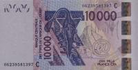 p318Cd from West African States: 10000 Francs from 2006