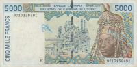 Gallery image for West African States p603He: 1000 Francs