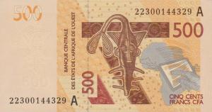 Gallery image for West African States p119Ak: 500 Francs