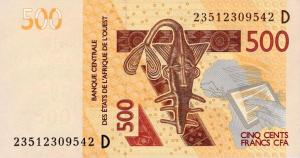 Gallery image for West African States p419Dl: 500 Francs