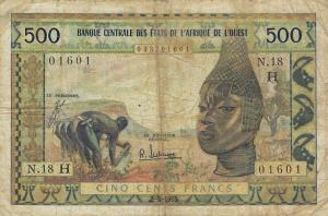 Gallery image for West African States p601He: 100 Francs