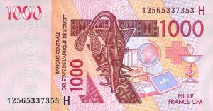 Gallery image for West African States p615Ha: 1000 Francs