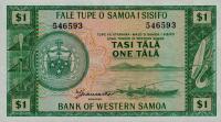 p16b from Western Samoa: 1 Tala from 1967