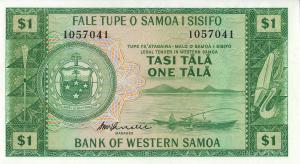 p16c from Western Samoa: 1 Tala from 1967