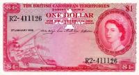 Gallery image for British Caribbean Territories p7b: 1 Dollar