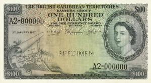 Gallery image for British Caribbean Territories p12s: 100 Dollars