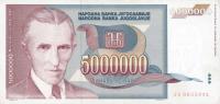 Gallery image for Yugoslavia p121r: 5000000 Dinara