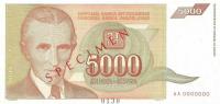 Gallery image for Yugoslavia p128s: 5000 Dinara