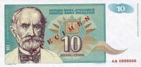 Gallery image for Yugoslavia p138s: 10 Dinara