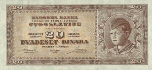 Gallery image for Yugoslavia p67Ta: 20 Dinara