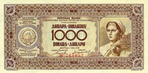 Gallery image for Yugoslavia p67a: 1000 Dinara