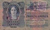 p7 from Yugoslavia: 20 Kroner from 1919