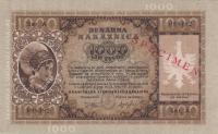 pR24s from Yugoslavia: 1000 Lir from 1944