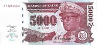 p68a from Zaire: 5000 Nouveau Zaires from 1995