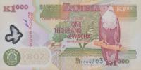 Gallery image for Zambia p44f: 1000 Kwacha