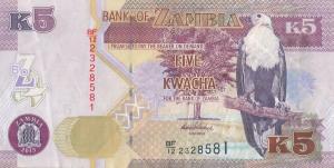 Gallery image for Zambia p50b: 5 Kwacha