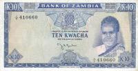 p7a from Zambia: 10 Kwacha from 1968