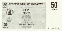 Gallery image for Zimbabwe p36: 50 Cents from 2006