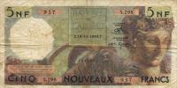 Gallery image for Algeria p118a: 5 Nouveaux Francs