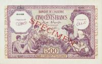 Gallery image for Algeria p95s: 500 Francs