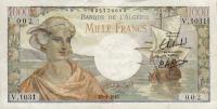 Gallery image for Algeria p96: 1000 Francs
