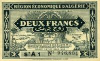 Gallery image for Algeria p99a: 2 Francs