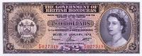 Gallery image for British Honduras p29c: 2 Dollars