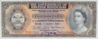 Gallery image for British Honduras p29s: 2 Dollars