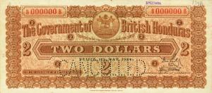 Gallery image for British Honduras p15s: 2 Dollars