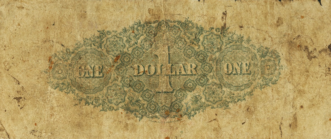 Back of British North Borneo p3: 1 Dollar from 1886