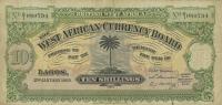 Gallery image for British West Africa p7a: 10 Shillings