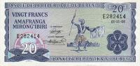 Gallery image for Burundi p21a: 20 Francs