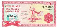 Gallery image for Burundi p27b: 20 Francs