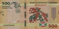 Gallery image for Burundi p50b: 500 Francs