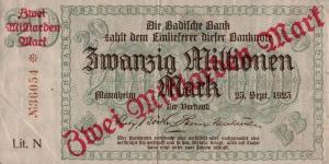 Gallery image for German States pS913: 2000000 Mark