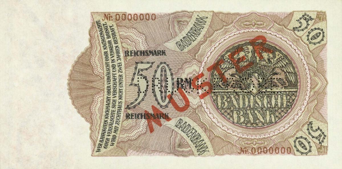 Back of German States pS915s: 100000000 Reichsmark from 1924