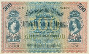 Gallery image for German States pS954b: 500 Mark