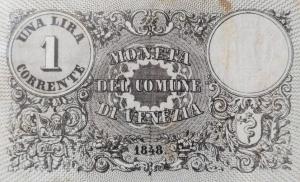 pS192 from Italian States: 1 Lire from 1848